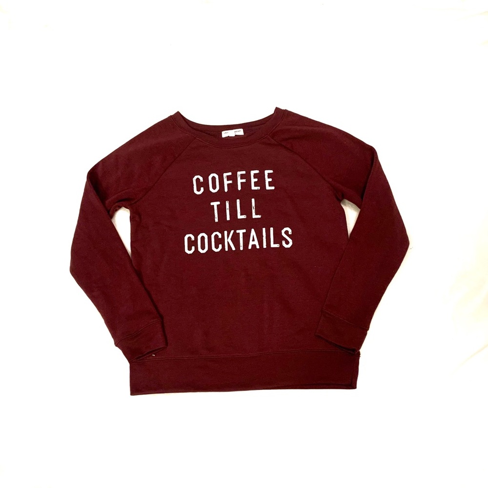 Burgundy Grayson Threads Longsleeve Sweatshirt